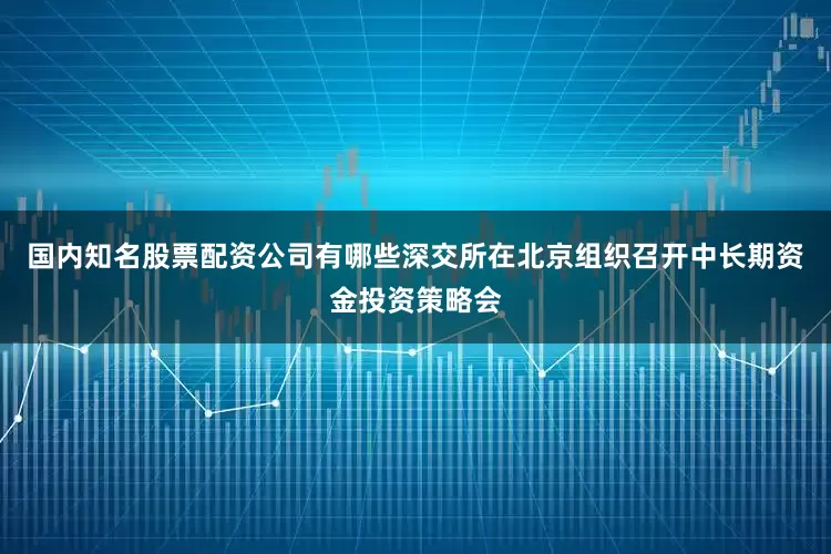 国内知名股票配资公司有哪些深交所在北京组织召开中长期资金投资策略会
