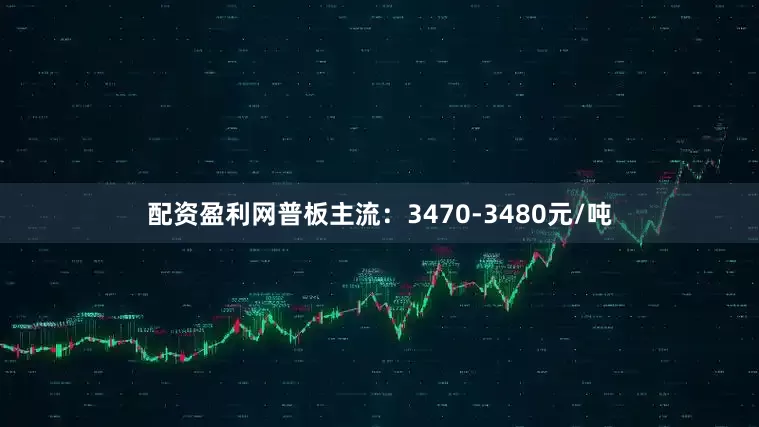 配资盈利网普板主流：3470-3480元/吨