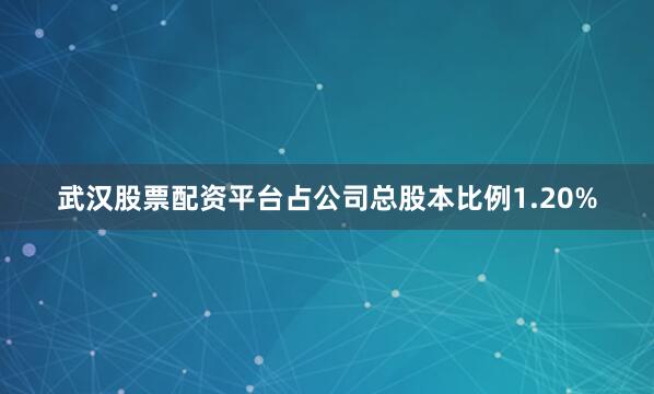 武汉股票配资平台占公司总股本比例1.20%